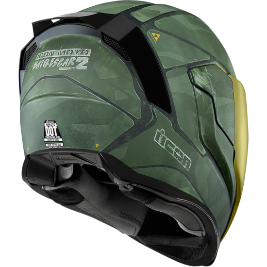 Icon Airflite™ Battlescar 2 Helm    Green 3X