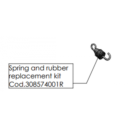 Leovince Exhaust Spring Spring/Tube Kit 308574001R