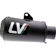 Leovince Lv-10 Slip-On Muffler - Full Black Muffler Lv10 Fb Kawasaki