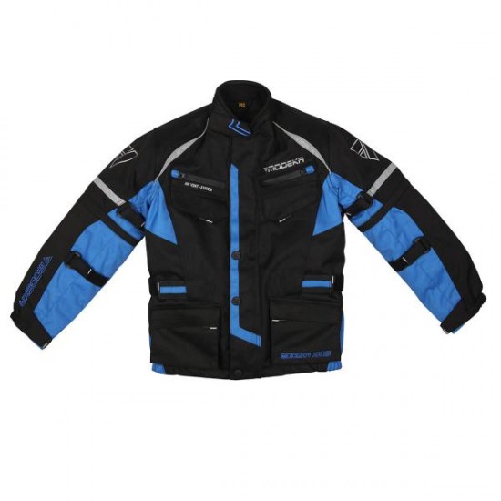 Modeka Jacket Tourex Ii Kids Schwarz/Blau 164