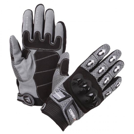 Modeka Glove Mx Top Kids Schwarz/Rot M