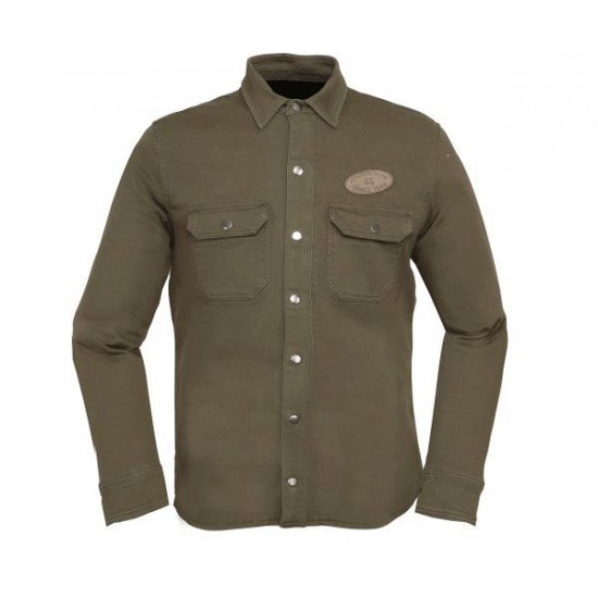 Modeka Overshirt Oliwer Olive Xxl