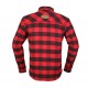 Modeka Flannel Shirt Nooner Rot/Schwarz L