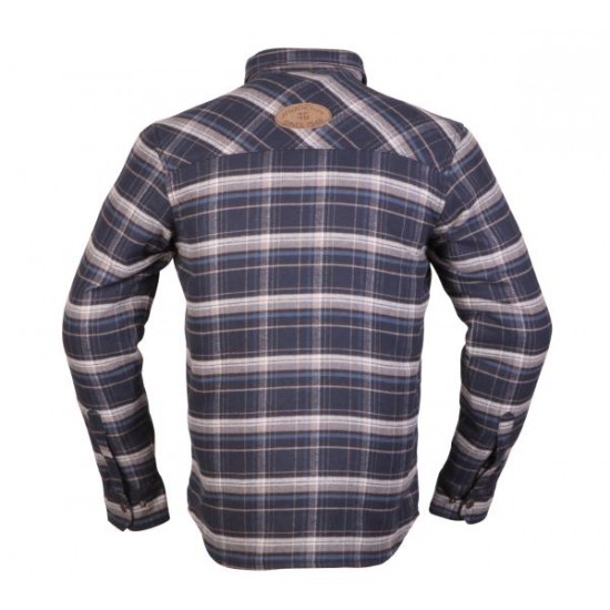 Modeka Flannel Shirt Nooner Blau/Beige L