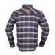 Modeka Flannel Shirt Nooner Grau/Schwarz 5Xl