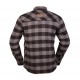 Modeka Flannel Shirt Nooner Grau/Schwarz L