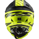 LS2 Mx437 Fast Evo Roar Matt Black Hi-V Yellow M