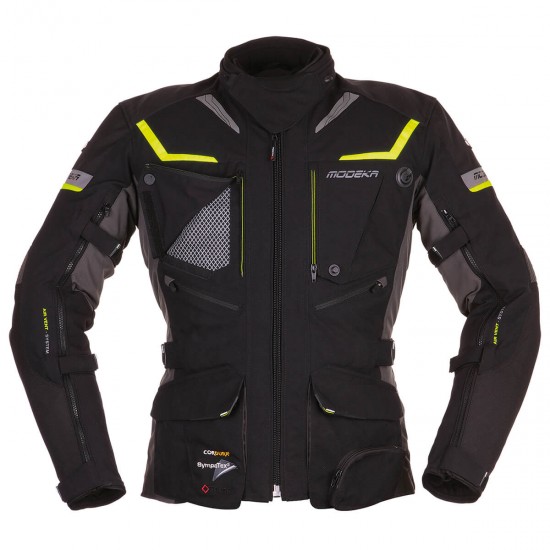 Modeka Jacket Panamericana Black/Yellow S