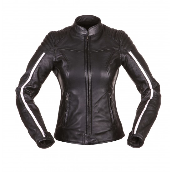 Modeka Jacket Alva Lady Schwarz/Weiss 46