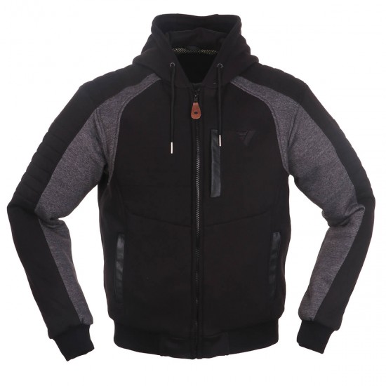 Modeka Hoody Hootch With Kevlar Black/Grey S