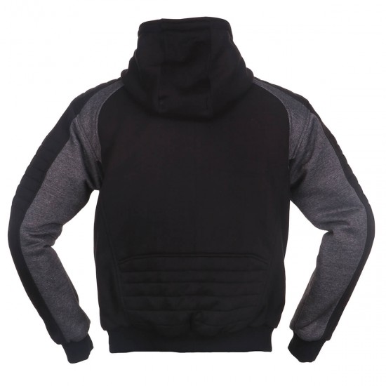 Modeka Hoody Hootch With Kevlar Schwarz/Grau S