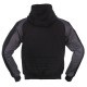 Modeka Hoody Hootch With Kevlar Black/Grey Xs