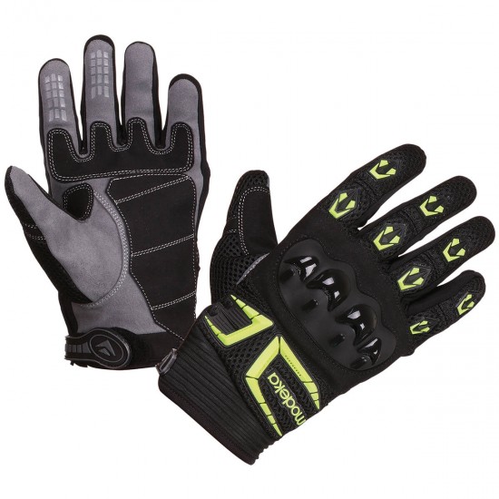 Modeka Glove Mx Top Black/Yellow 11