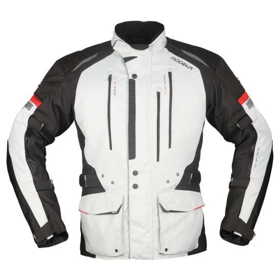 Modeka Jacket Striker 2 Light Grey/Black 5Xl