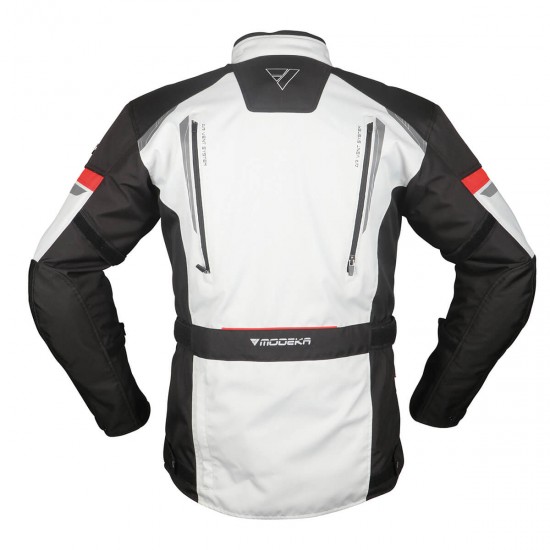 Modeka Jacket Striker 2 Hellgrau/Schwarz 10Xl