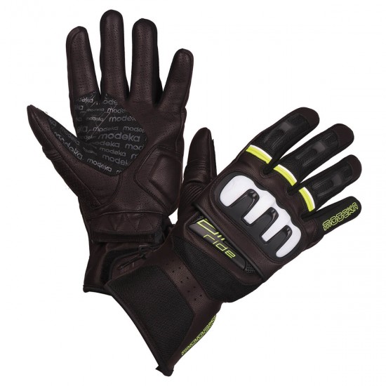 Modeka Glove Air Ride Schwarz/Weiß/Neon 6