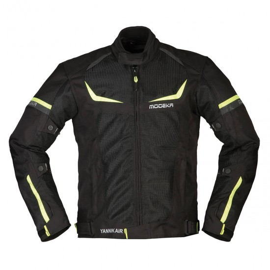 Modeka Jacket Yannik Air Black/Yellow 3Xl