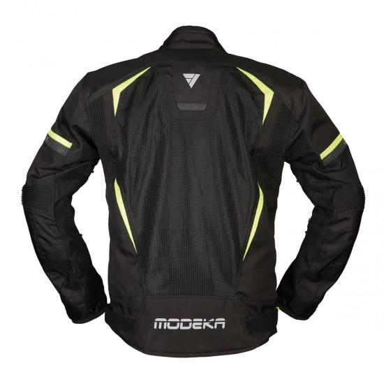 Modeka Jacket Yannik Air Black/Yellow L