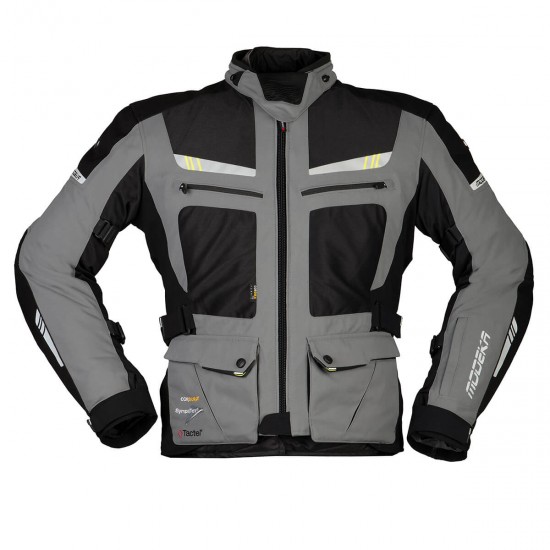Modeka Jacket Aft Air Grau/Schwarz 5Xl
