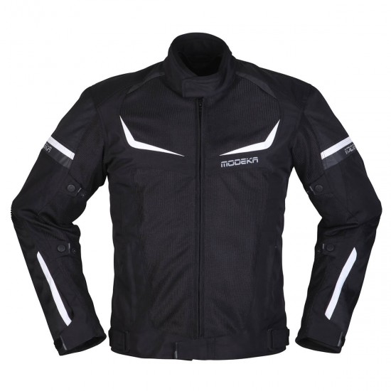 Modeka Jacket Yannik Air Schwarz/Weiss M