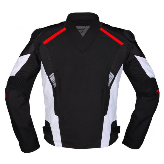 Modeka Jacket Lineos Black/White/Red Xl