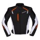 Modeka Jacket Lineos Black/White/Orange S