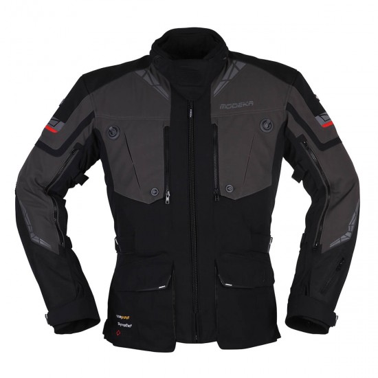 Modeka Jacket Panamericana 2 Black/Dark Grey Xs