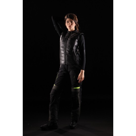 Modeka Jacket Panamericana Lady Schwarz/Gelb 38