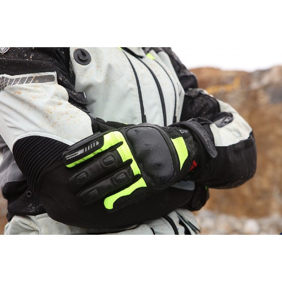 Modeka Glove Tacoma Black/Yellow Dm