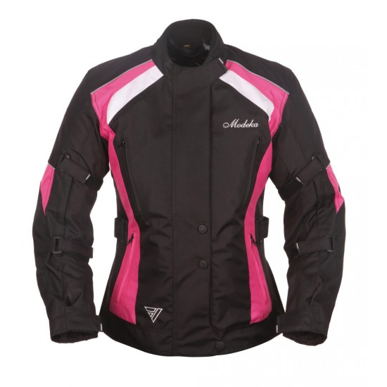 Modeka Jacket Janika Lady Schwarz/Pink 44