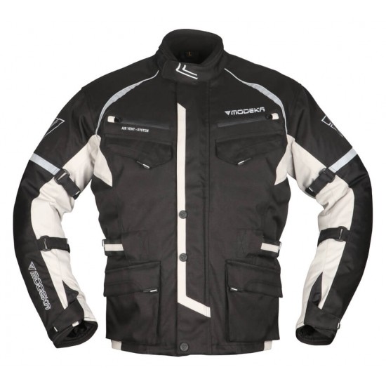 Modeka Jacket Tarex Black/Light Grey S