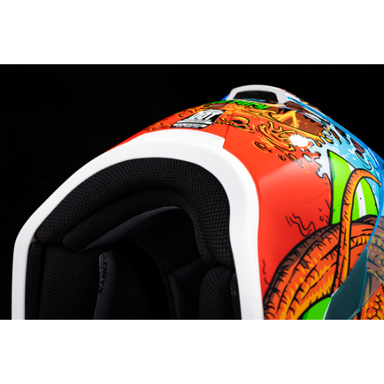 Icon Airform™ Dino Fury Helmet Hlmt Afrm Dino Fury Bl Sm