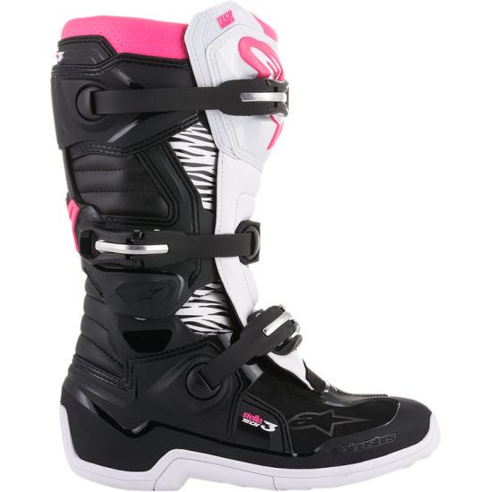 Alpinestars Stella Tech 3 Boots 4W Tech3 Bk/Wt/Pk 8