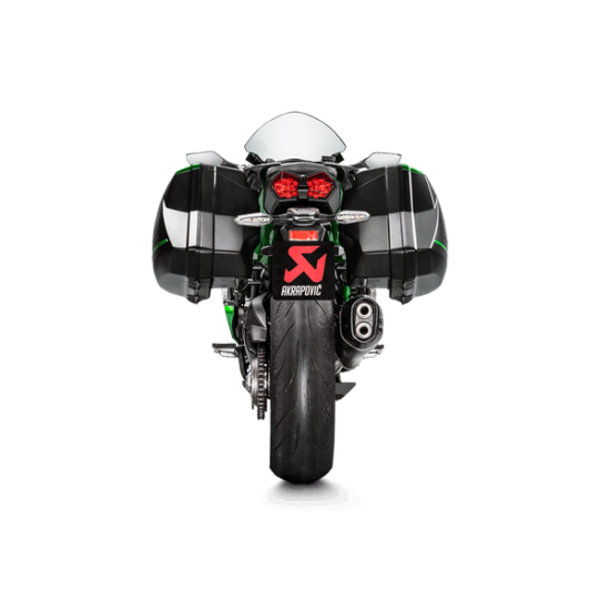 Akrapovic Slip-On Serie Schalldämpfer Muffler Ti Bl Ninja H2 Sx S-K10So21-Hraabl