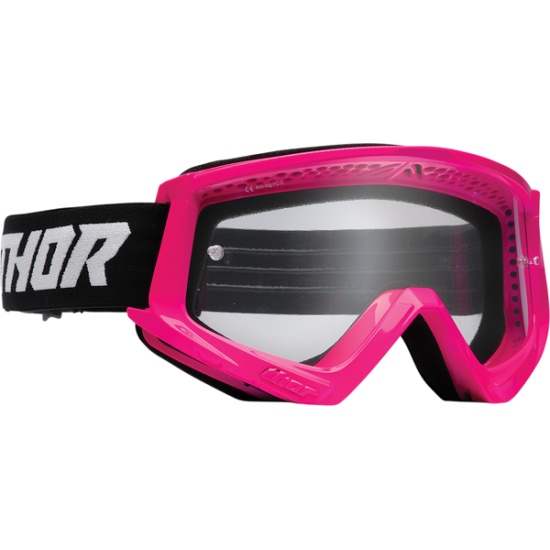 Thor Combat Racer Motorradbrille, Jugendliche Gogl Cmbt Rcr Yth Flpk/Bk 2601-3051