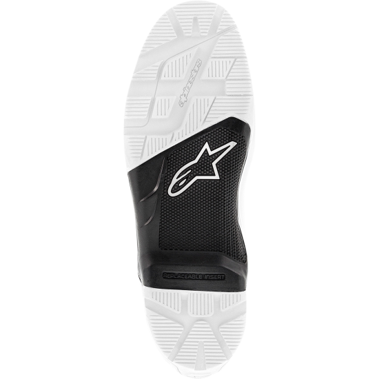 Alpinestars Tech 7 Replacement Sole Sole T-7 Enduro Blk/Wh Sz 10