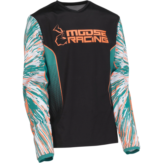 Moose Racing Youth Agroid Jersey Jrsy Yth Agrd Tl/Or/Bk Xs 2912-2251
