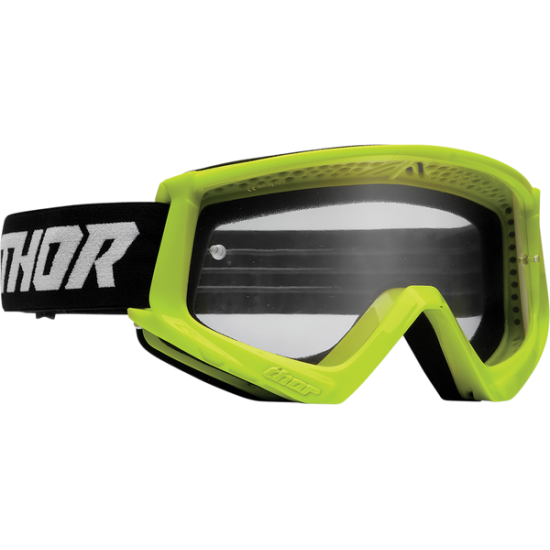Thor Combat Racer Motorradbrille, Jugendliche Gogl Cmbt Rcr Yth Flac/Bk 2601-3050