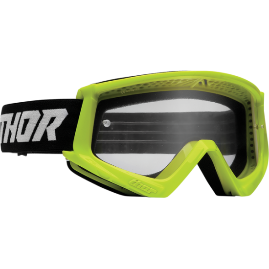 Thor Youth Combat Racer Goggles Gogl Cmbt Rcr Yth Flac/Bk 2601-3050