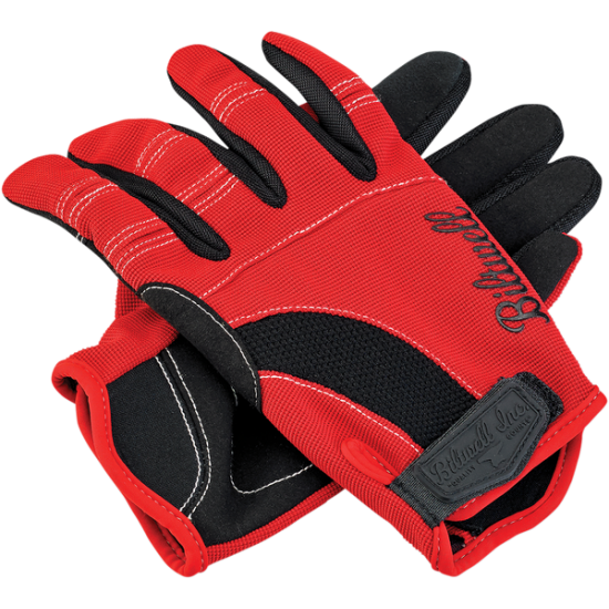 Biltwell Moto Gloves Gloves Moto R/B/W Md 1501-0804-003