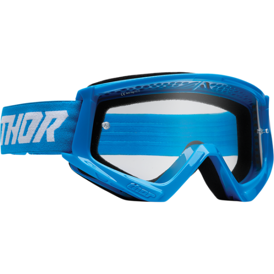 Thor Combat Racer Motorradbrille Goggle Combat Racer Bl/Wh 2601-2708