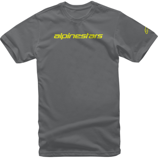 Alpinestars Linear Word T-Shirt Tee Linear Word Gy/Yl M