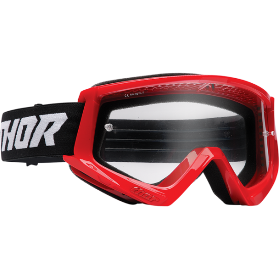 Thor Combat Racer Motorradbrille, Jugendliche Goggl Cmbt Racr Yth Rd/Bk 2601-3048