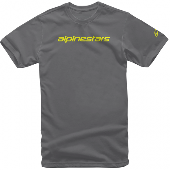 Alpinestars Linear Word T-Shirt Tee Linear Word Gy/Yl S