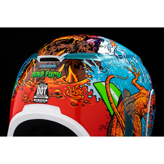 Icon Airform™ Dino Fury Helmet Hlmt Afrm Dino Fury Bl Lg