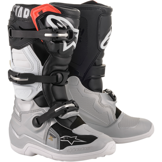 Alpinestars Tech 7S Youth Boots Tech7S Bk/Si/Wt/Gd 8