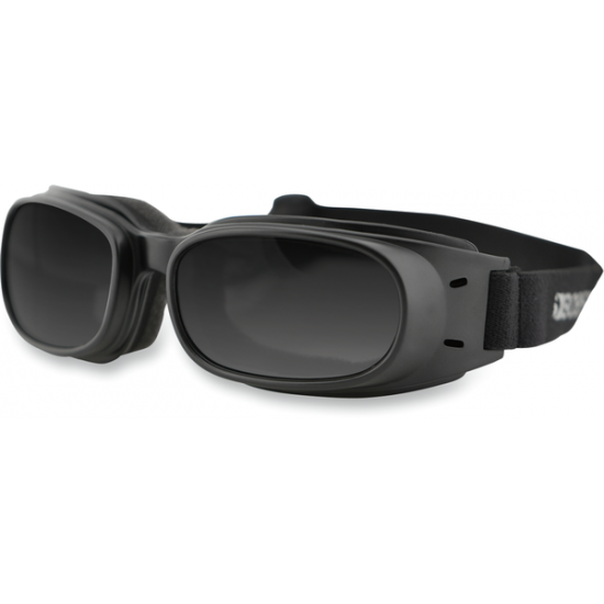 Bobster Piston Motorradbrille Goggle Piston Black/Smoke Bpis01
