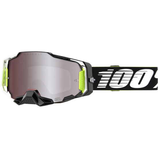 100% Armega Goggles GOG ARMG RACR H SIL MIR