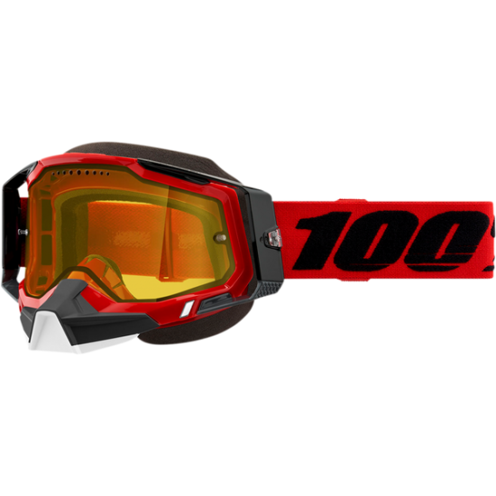 100% Racecraft 2 Snow Goggles GOG RC2 SNO RD YL