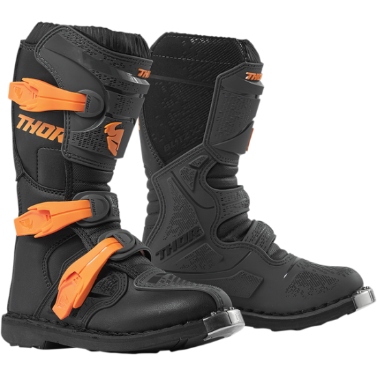 Thor Youth Blitz Xp Boots Boot Yth Blitz Xp Ch/Or 3 3411-0512